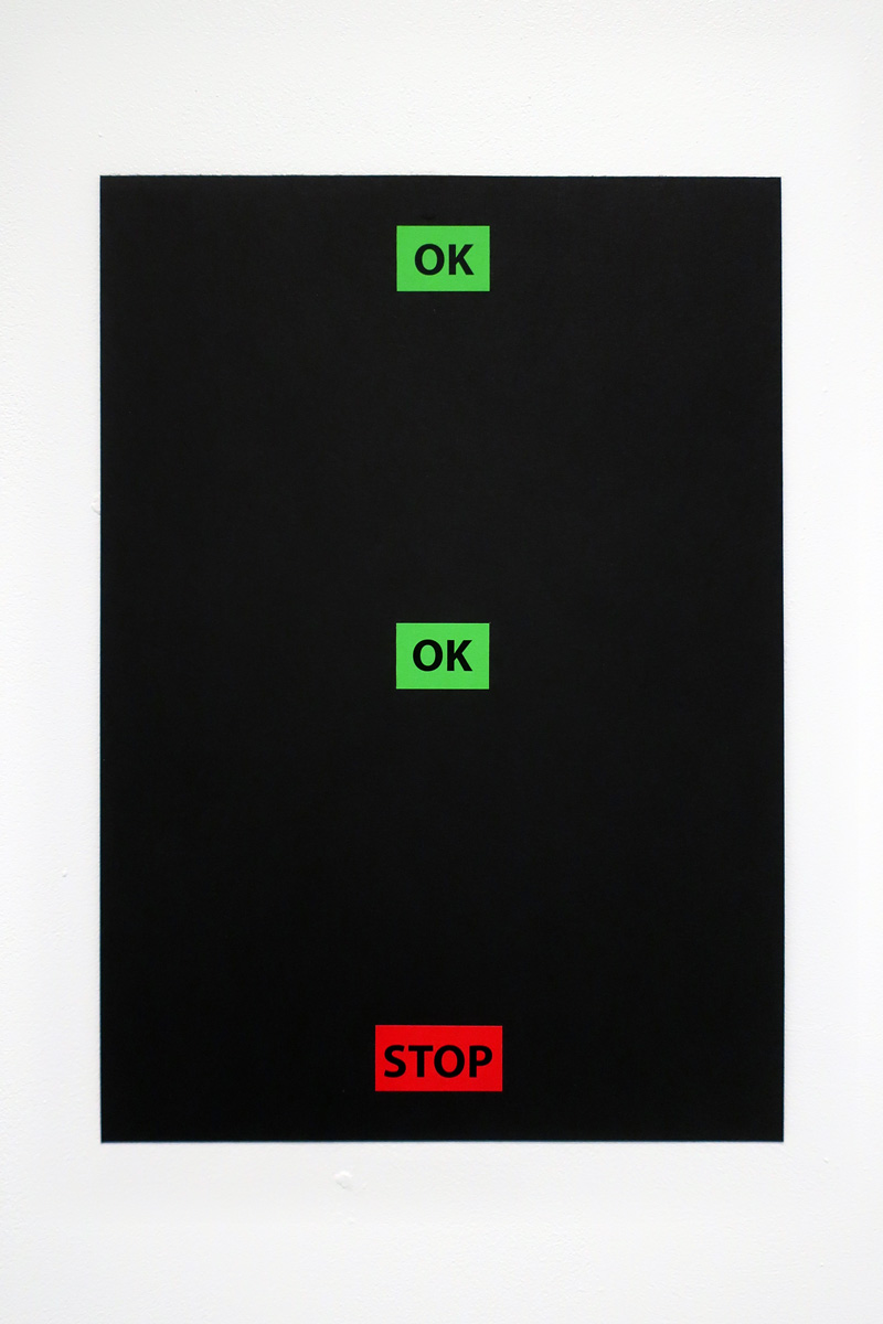 Elsa Werth, Ok Stop (III), 2021